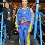 One of our team members prepares for the SkyJump