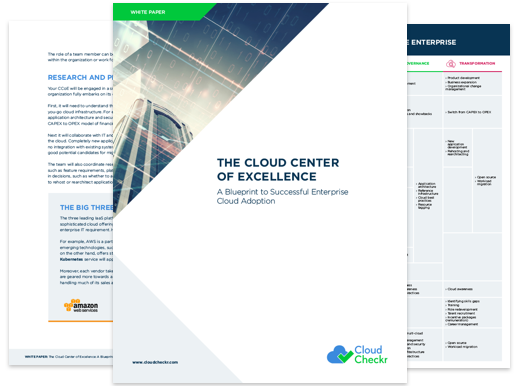 Blueprint For The Cloud Center Of Excellence Cloudcheckr