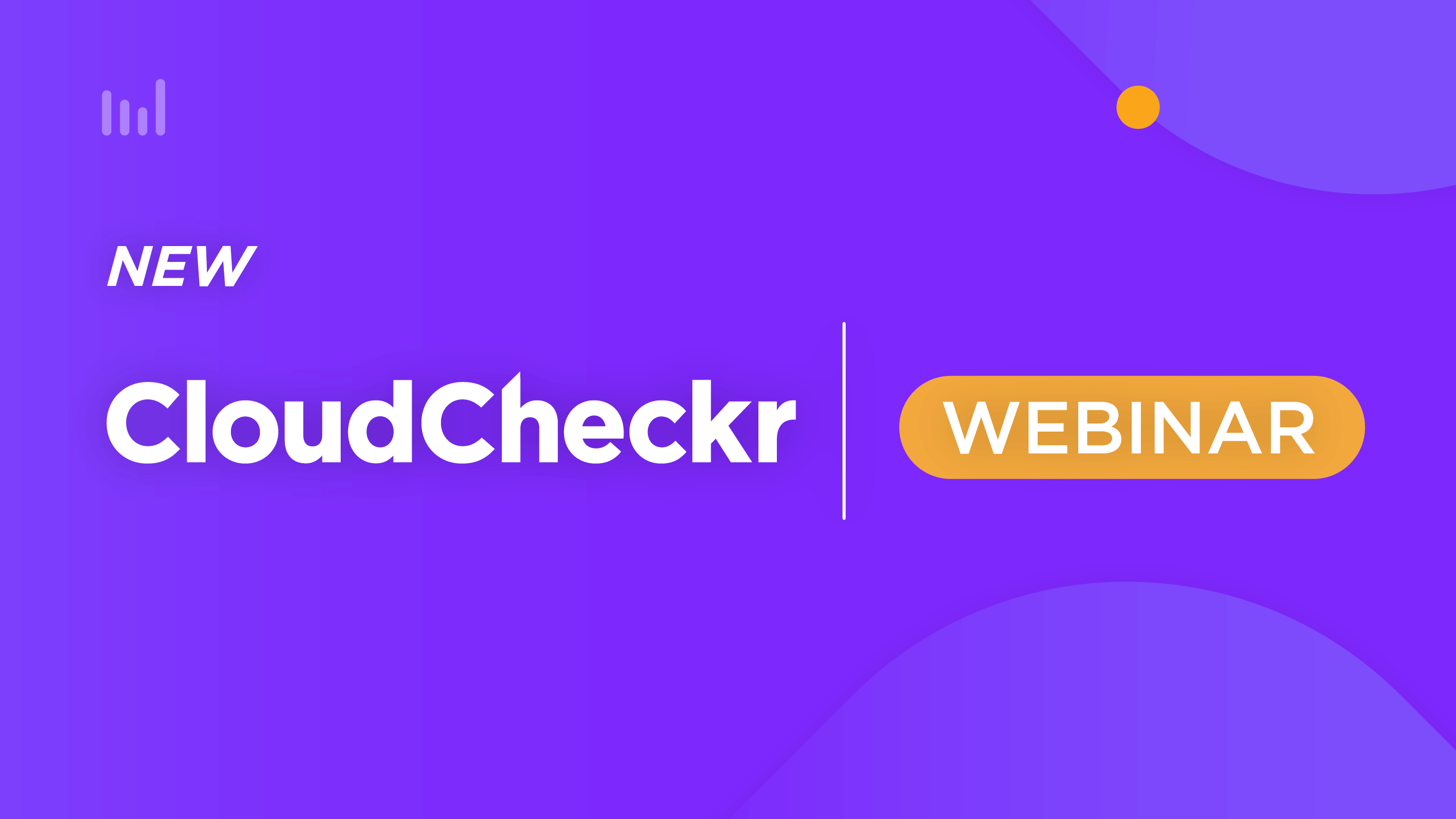 thumbnail for an upcoming cloudcheckr webinar